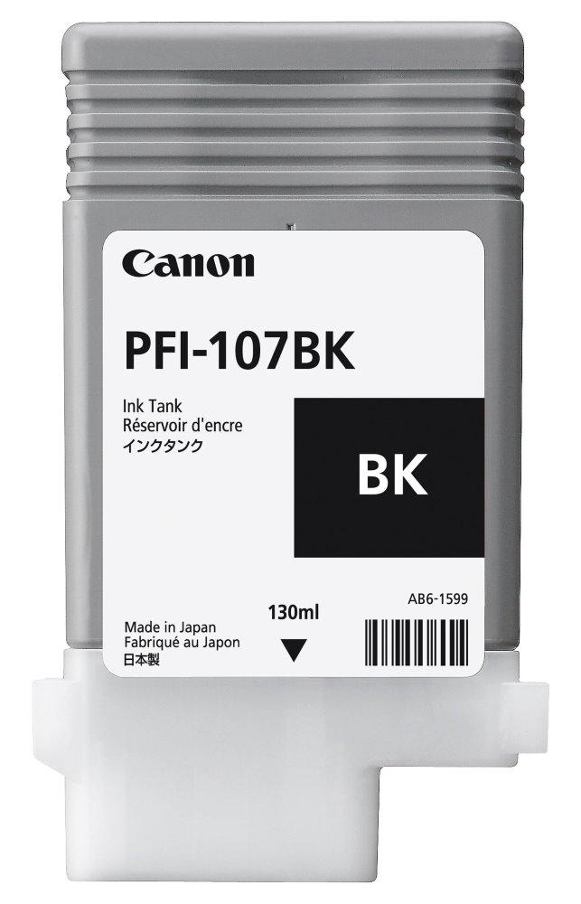 Inkoust Canon PFI-107bk black 130ml