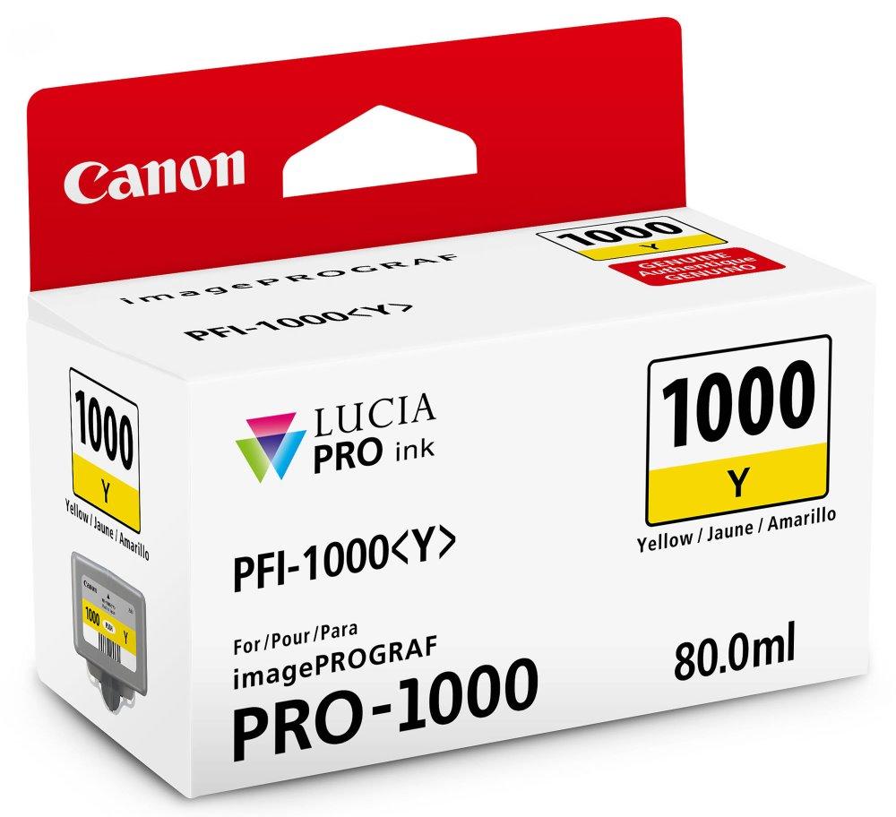 Inkoust Canon PFI-1000Y 0549C001 yellow 80ml