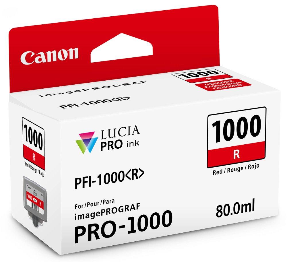 Inkoust Canon PFI-1000R 0554C001 red 80ml