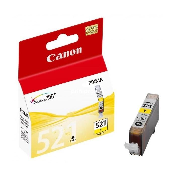 Inkoust Canon CLI-521Y yellow