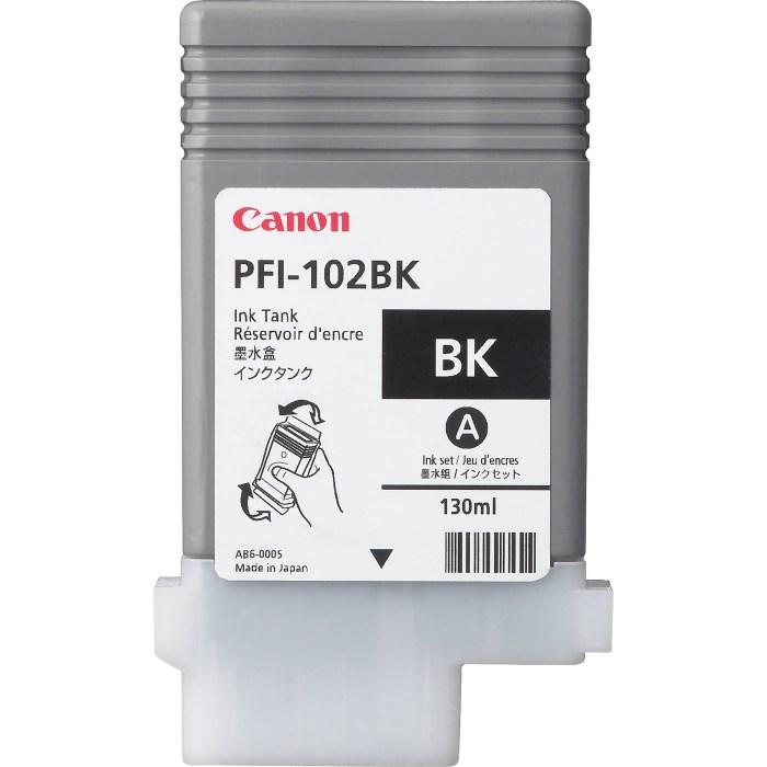 Inkoust Canon PFI-102Bk black