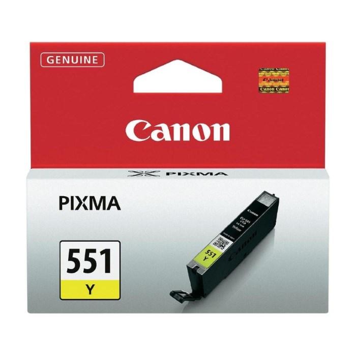 Inkoust Canon CLI-551Y yellow