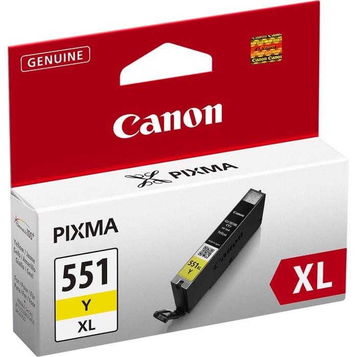 Inkoust Canon CLI-551Y XL yellow