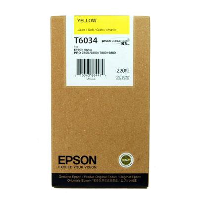 Inkoust Epson T6034 C13T603400 yellow