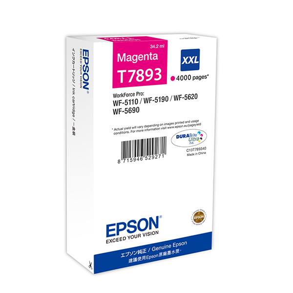 Inkoust Epson T7893 XXL C13T789340 magenta