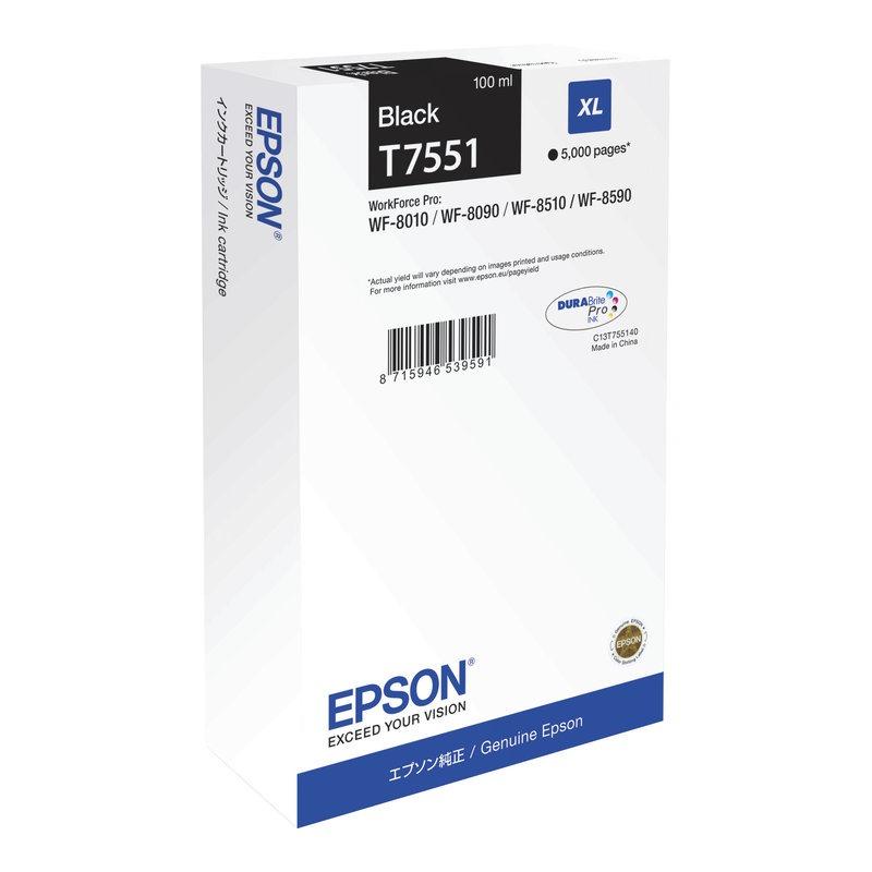 Inkoust Epson T7551 C13T755140 black