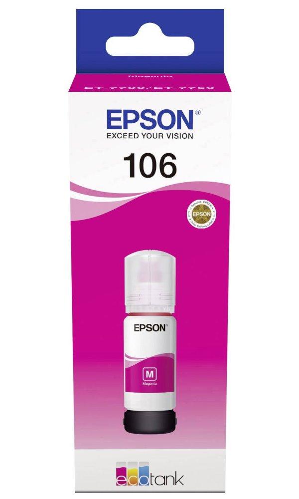 Inkoust Epson 106 C13T00R340 magenta