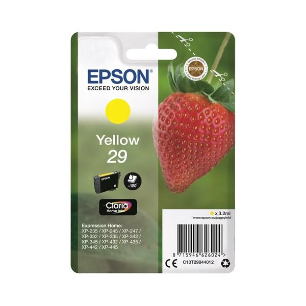 Inkoust Epson 29 C13T29844012 yellow
