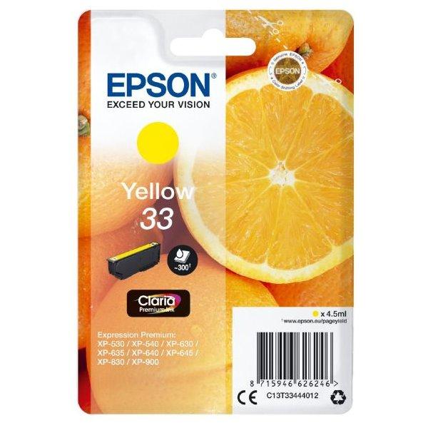 Inkoust Epson 33 C13T33444012 yellow