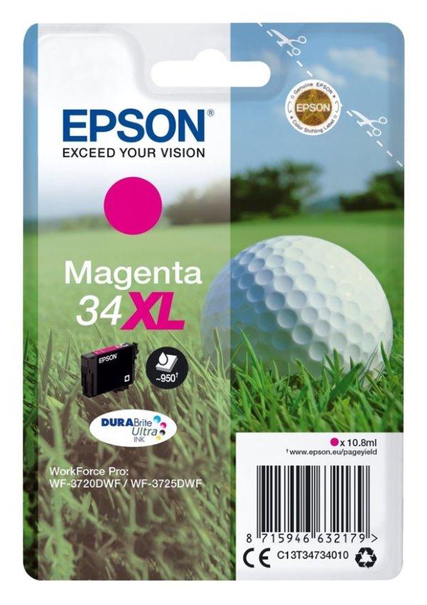 Inkoust Epson 34XL C13T34734010 magenta