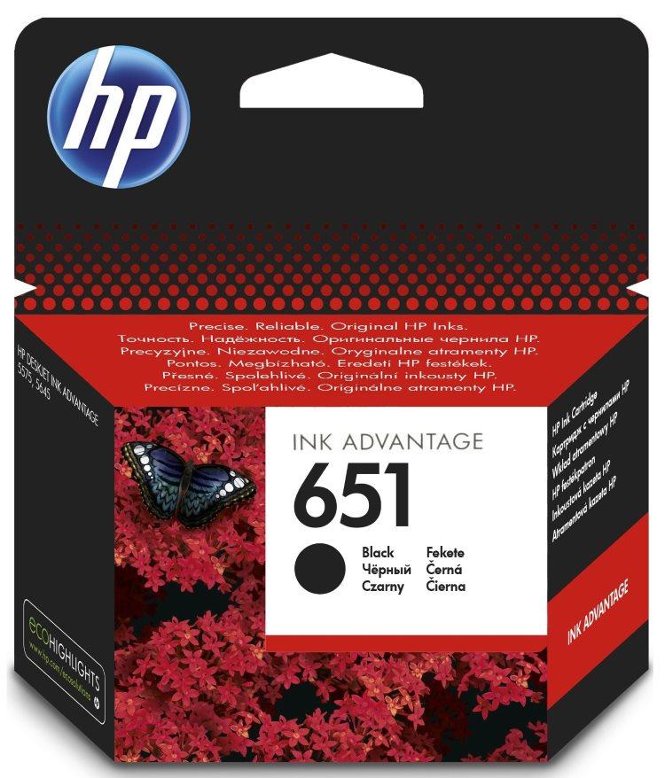 Inkoust HP 651 C2P10AE black