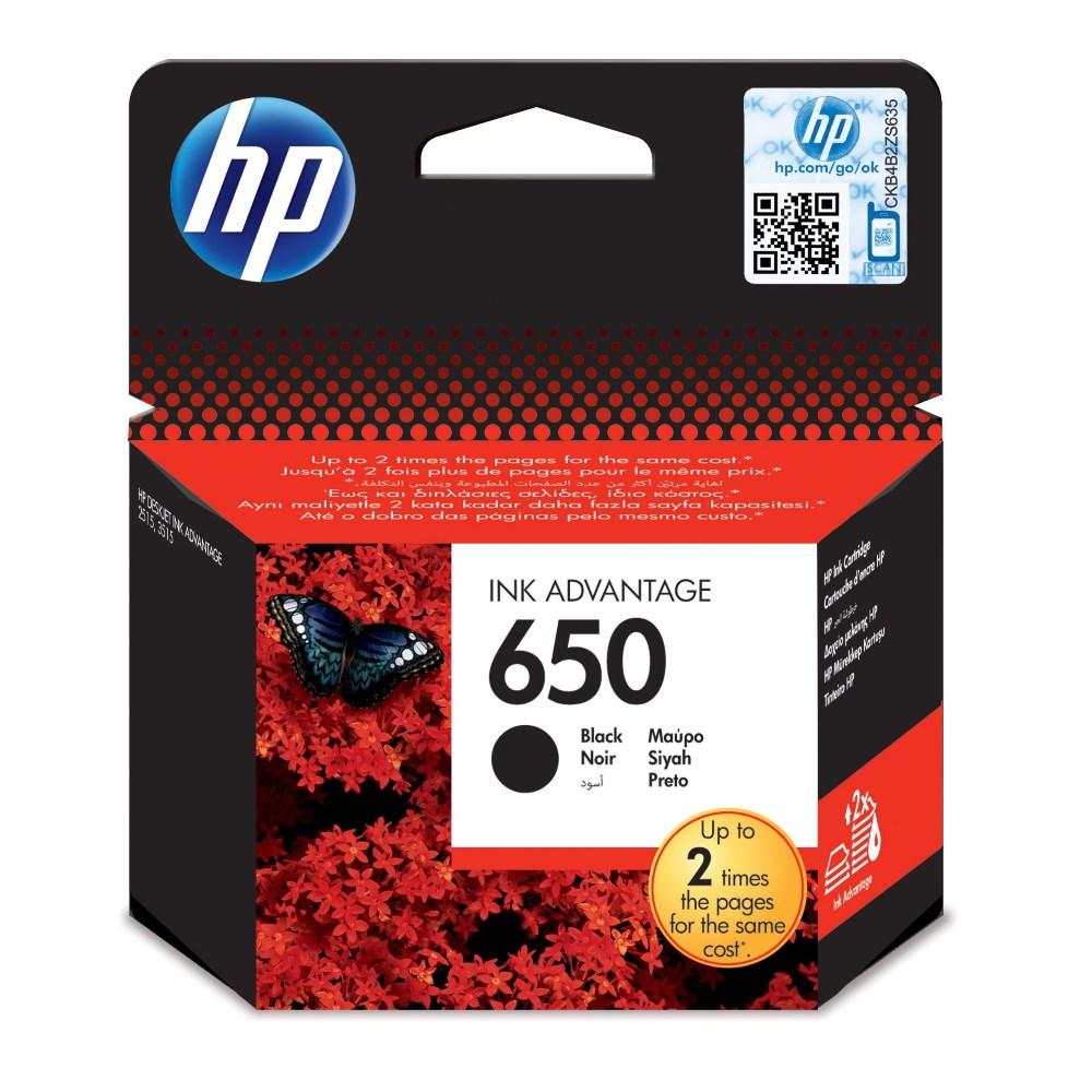 Inkoust HP 650 CZ101AE black