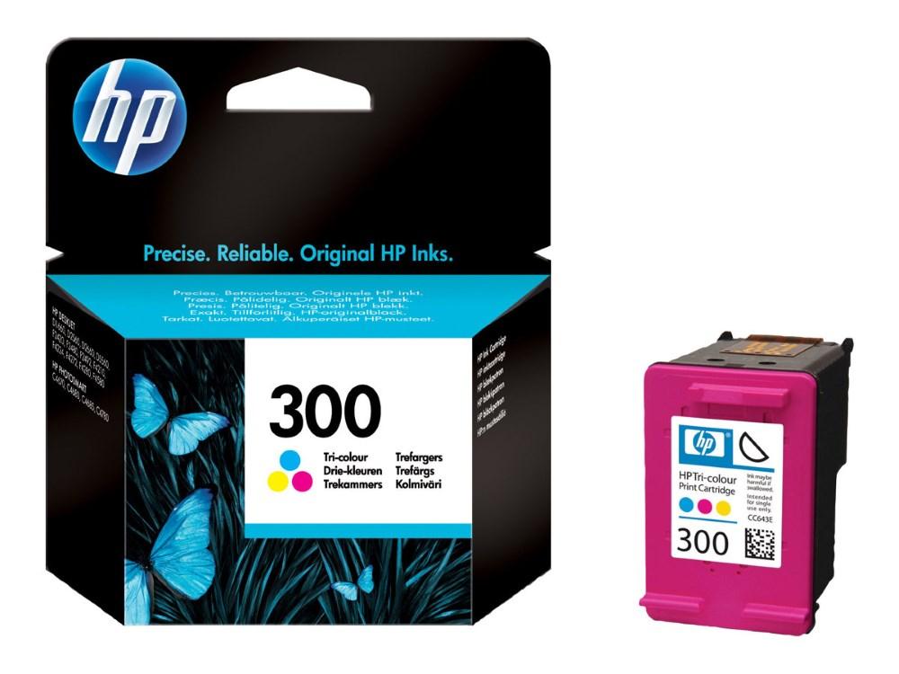 Inkoust HP 300 CC643EE color