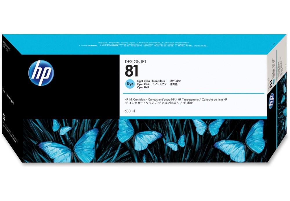 Inkoust HP 81 C4934A light cyan