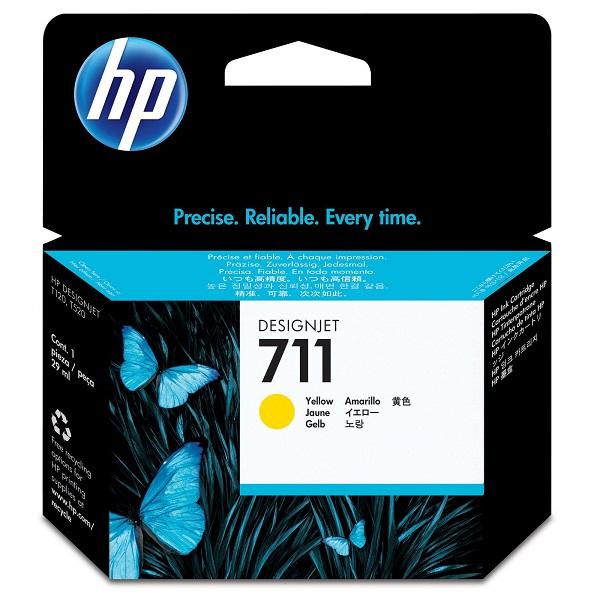 Inkoust HP 711 CZ132A yellow