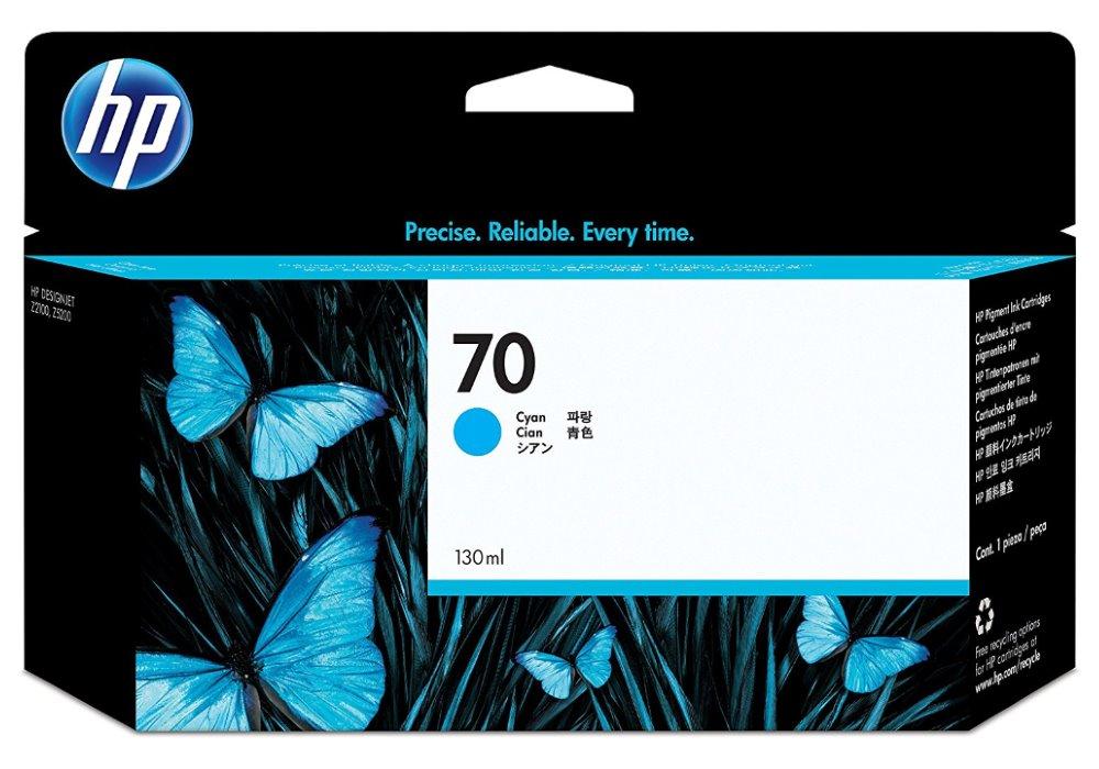 Inkoust HP 70 C9452A cyan