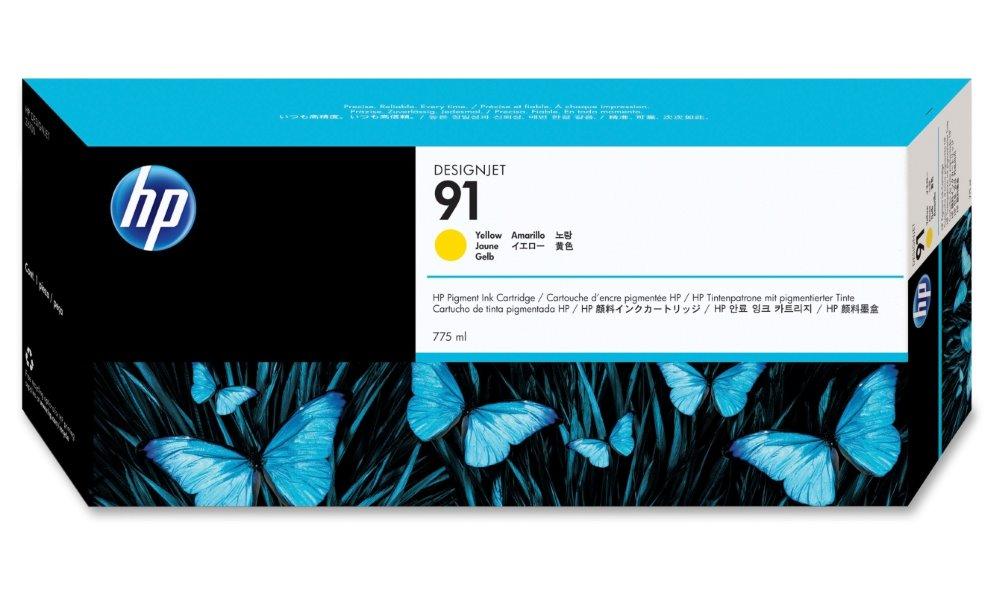 Inkoust HP 91 C9469A yellow 775ml