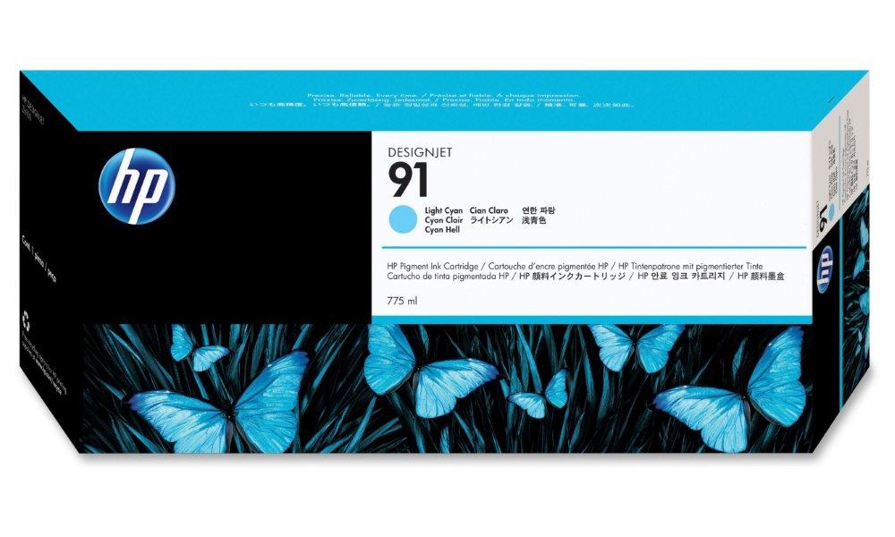 Inkoust HP 91 C9470A light cyan 775ml