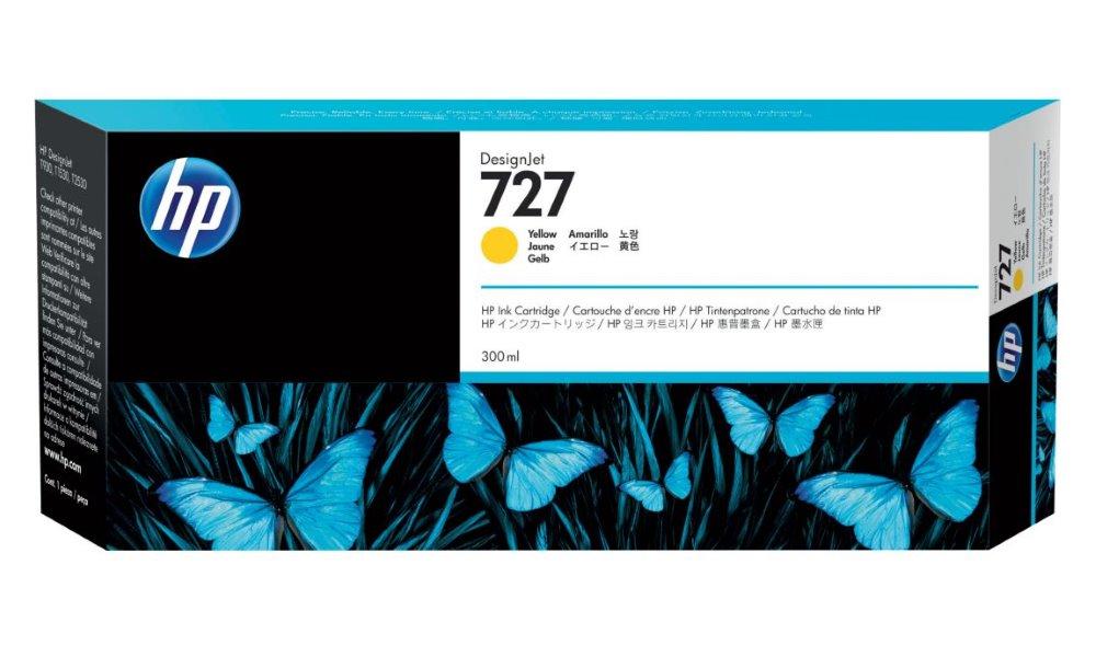 Inkoust HP 727 F9J78A yellow