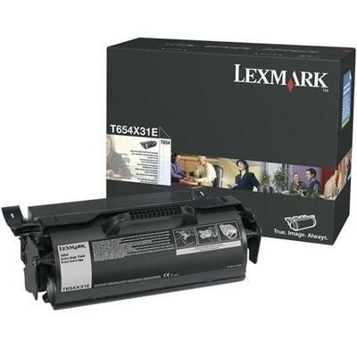 Toner Lexmark T654X31E black 36000K