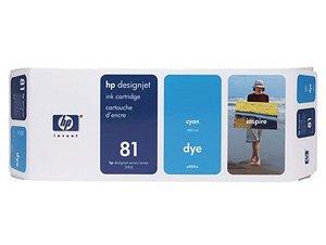 Inkoust HP 81 C4931A cyan