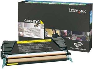Toner Lexmark C736H1YG yellow 10000K
