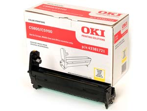 Drum OKI 43381721 yellow