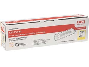 Toner OKI 44059105 yellow 8000K