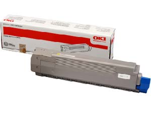 Toner OKI 44643001 yellow 7000K