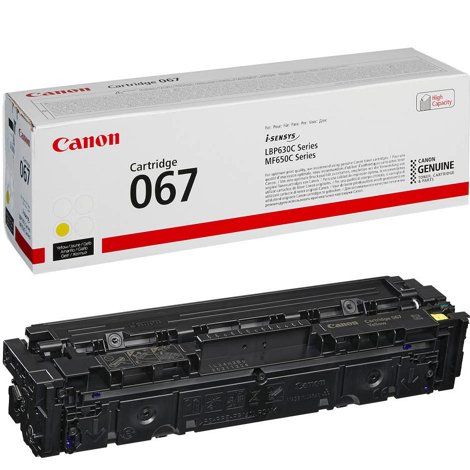Toner Canon 067 5099C002 yellow 1250K