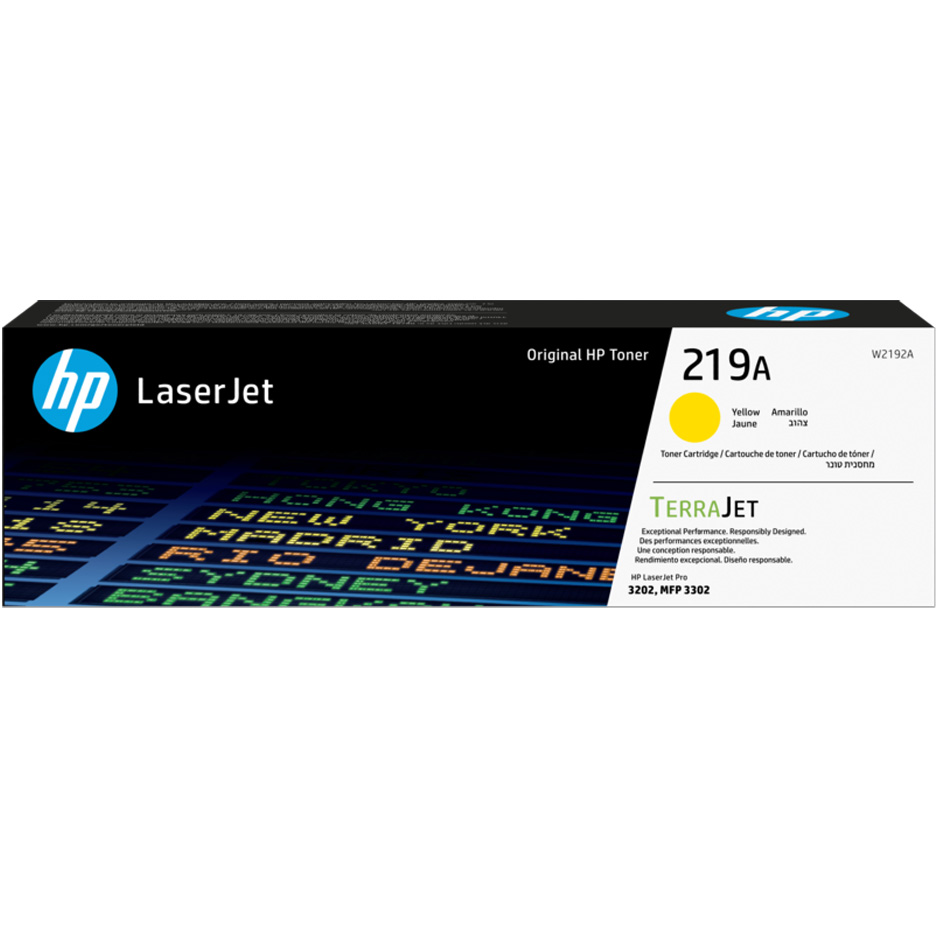 Toner HP 219A W2192A yellow 1200K