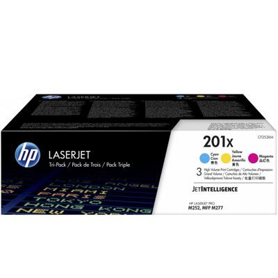 Toner HP 201X CF253XM 3-pack CMY