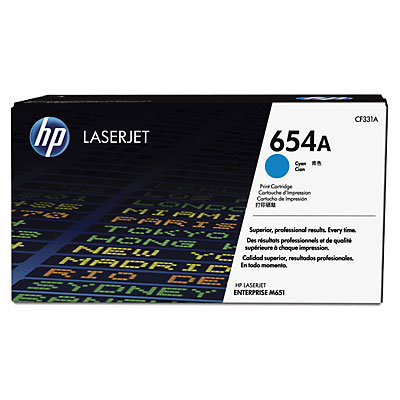 Toner HP 654A CF331A cyan