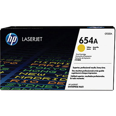 Toner HP 654A CF332A yellow