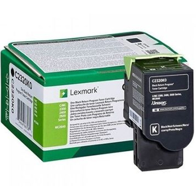 Toner Lexmark C2320K0 black 1000K