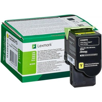 Toner Lexmark C2320Y0 yellow 1000K