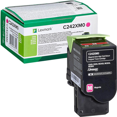 Toner Lexmark C242XM0 magenta 3500K