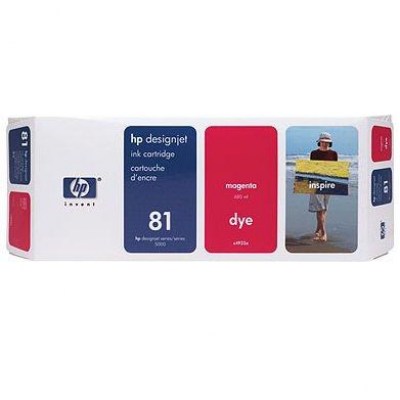 Inkoust HP 81 C4932A magenta