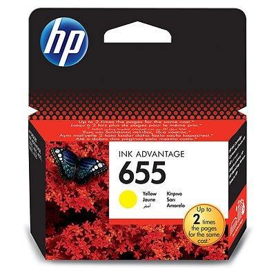 Inkoust HP 655 CZ112AE yellow