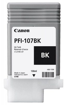 Inkoust Canon PFI-107bk black 130ml