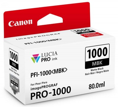Inkoust Canon PFI-1000MBK 0545C001 matte black 80ml