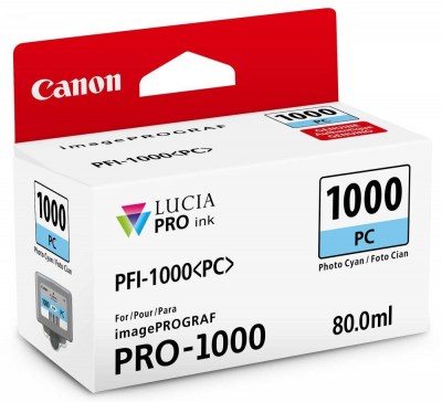Inkoust Canon PFI-1000PC 0550C001 photo cyan 80ml