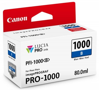 Inkoust Canon PFI-1000B 0555C001 blue 80ml