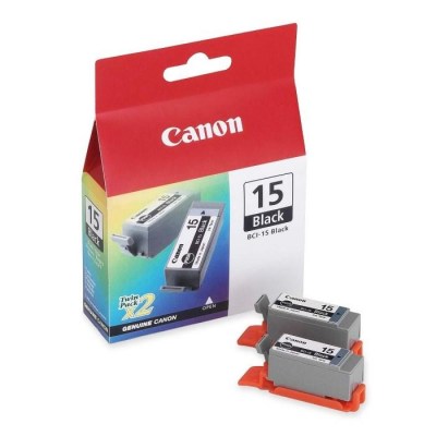 Inkoust Canon BCI-15B black 2-pack