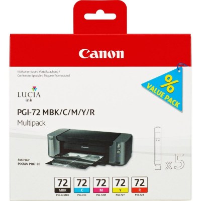 Inkoust Canon PGI-72 MBK C M Y R