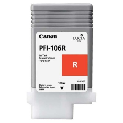 Inkoust Canon PFI-106R red