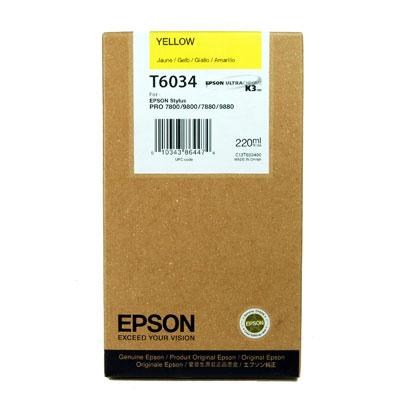 Inkoust Epson T6034 C13T603400 yellow