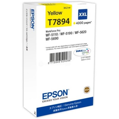 Inkoust Epson T7894 XXL C13T789440 yellow