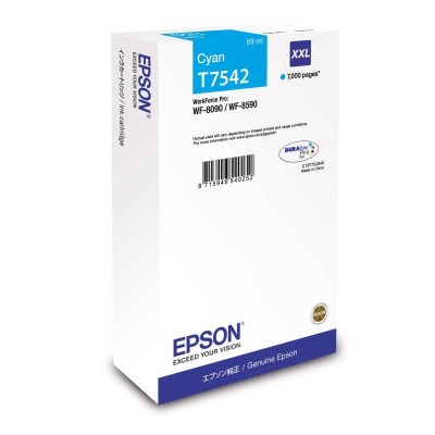 Inkoust Epson T7542 XXL C13T754240 cyan