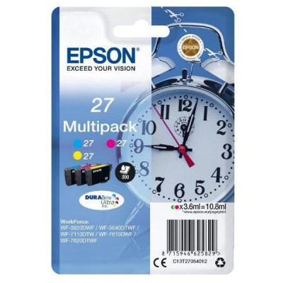 Inkoust Epson 27 C13T27054012 CMY multipack